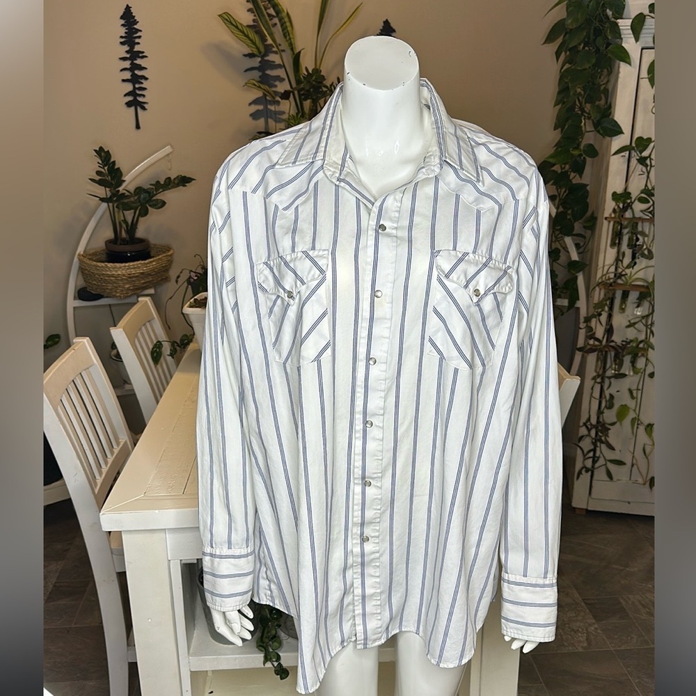 Panhandle Men’s slim western wear men’s button down shirt 17/34 pearl buttons 🕰️